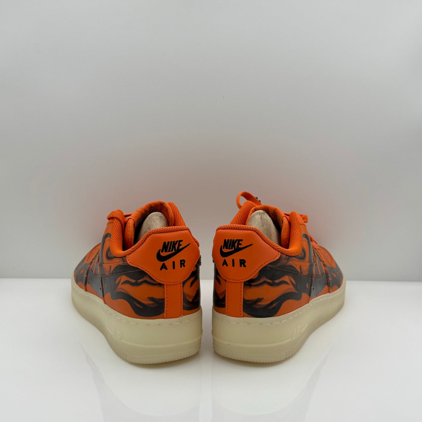 Nike Air Force 1 Low Orange Skeleton Halloween