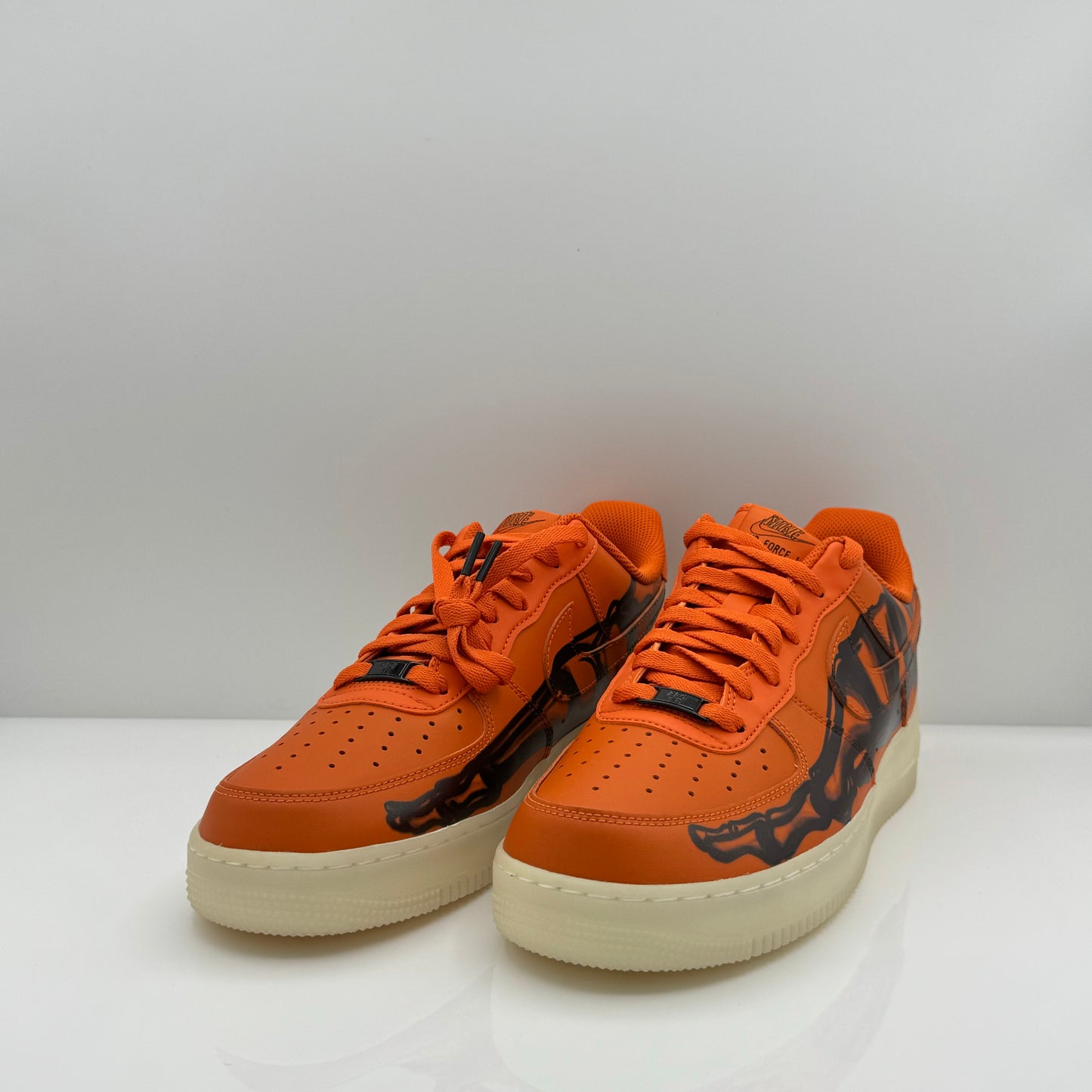 Nike Air Force 1 Low Orange Skeleton Halloween