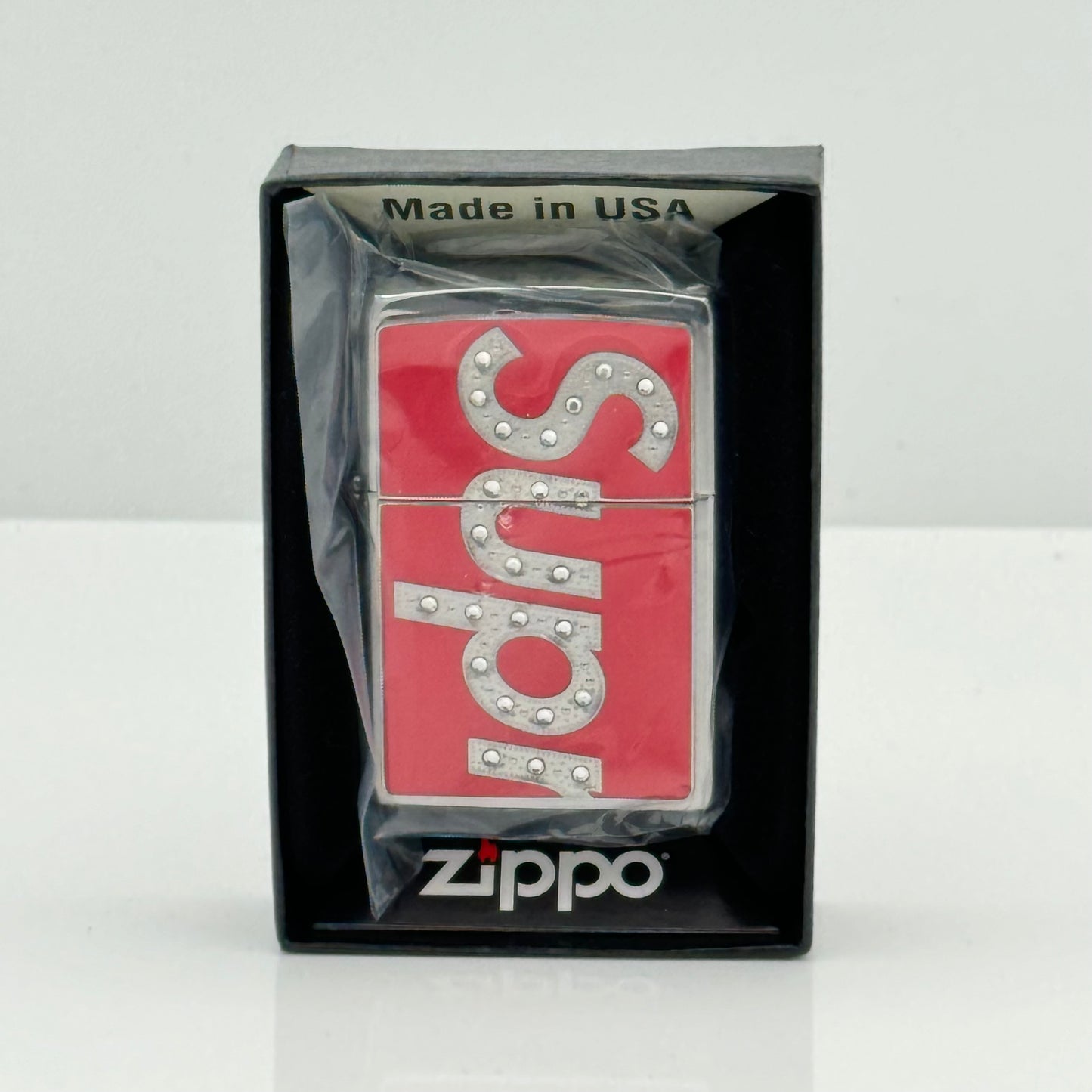 Supreme Swarovski Zippo