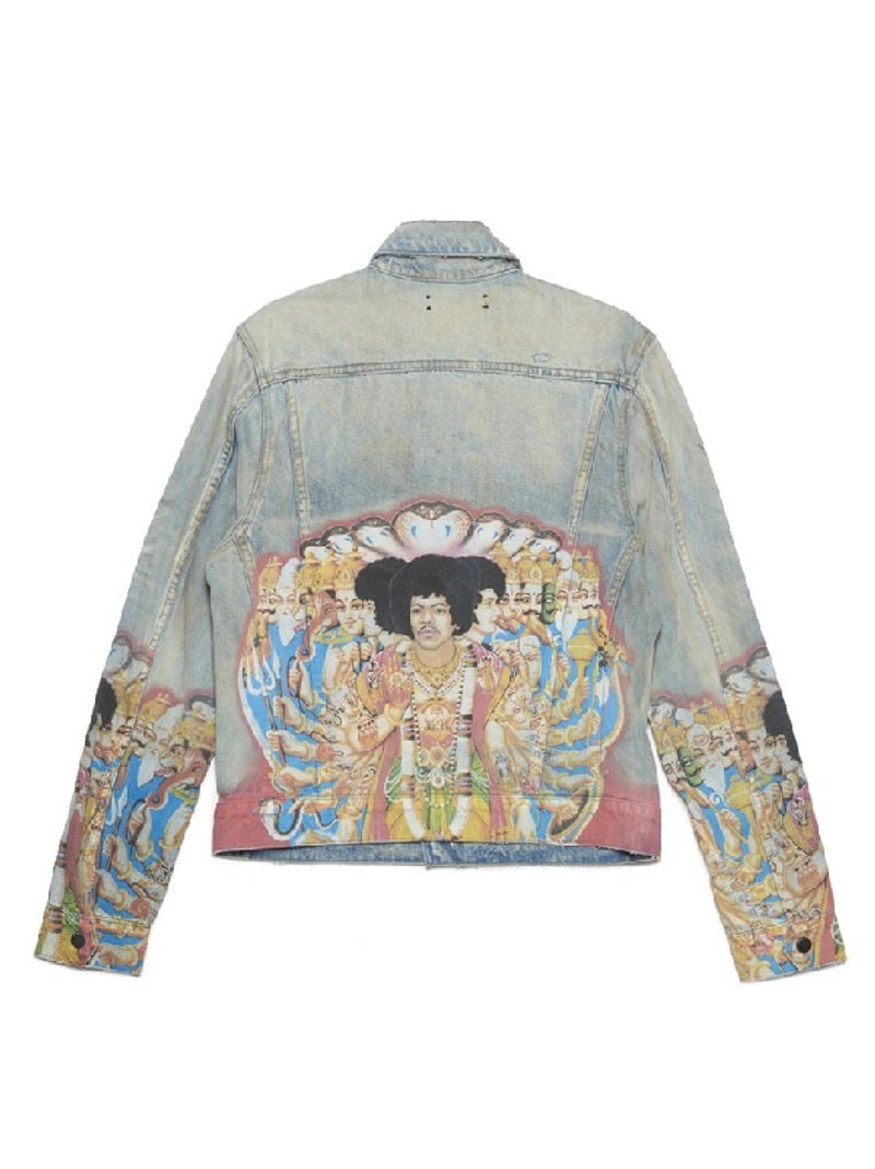 AMIRI Jimi Hendrix Denim Trucker Jacket